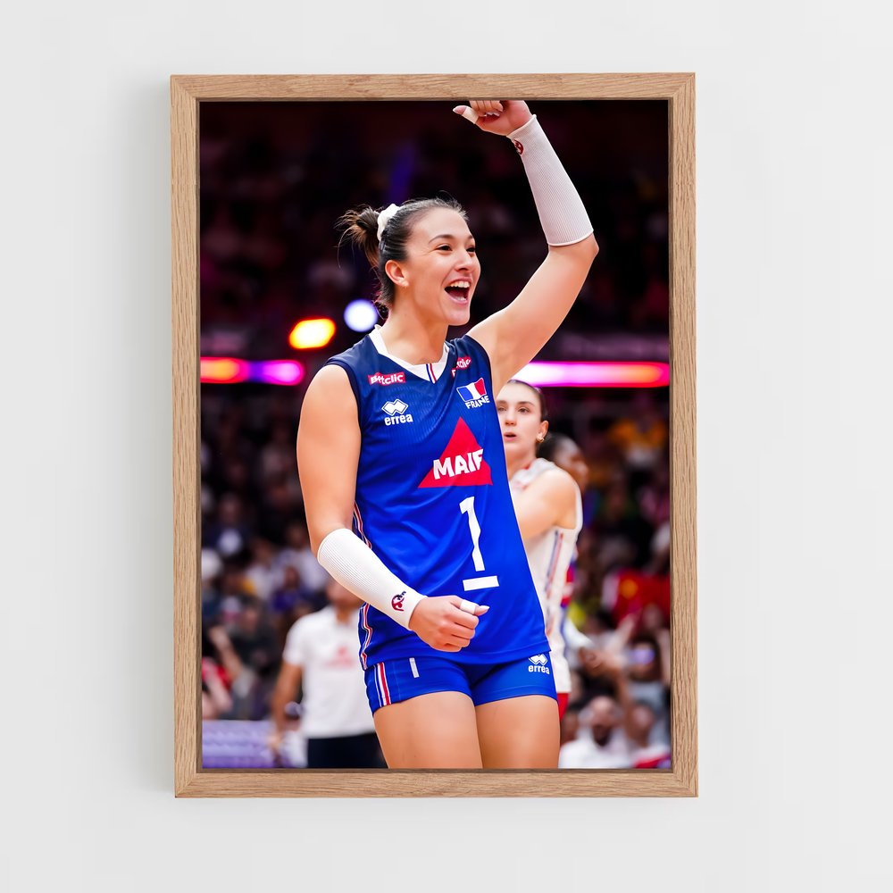 Poster Cheer for Victory – affiche Volleyball (vue 4)